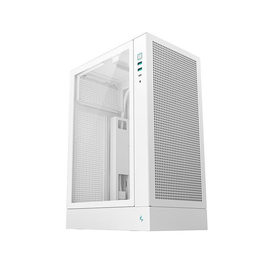 DEEPCOOL CH170 PLUS White Vertical mATX Compact Case