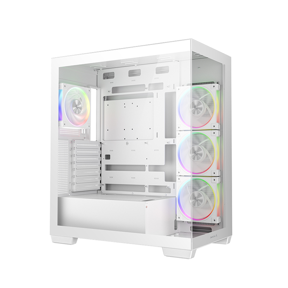 DEEPCOOL CG580 4F V2 White Panoramic ATX Case