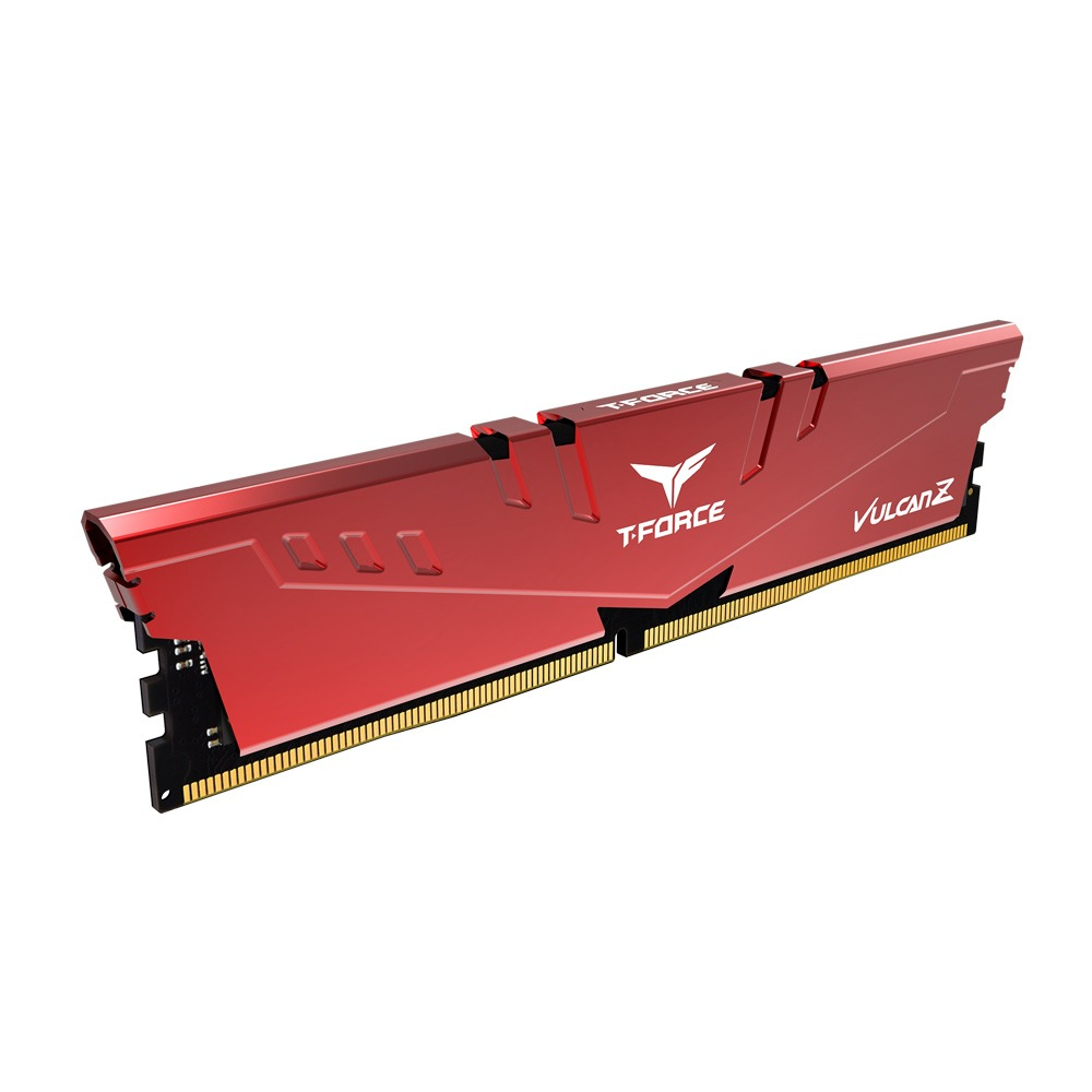 TEAMGROUP T-Force Vulcan Z DDR4 16GB 3200MHz CL16 Desktop RAM (Red)