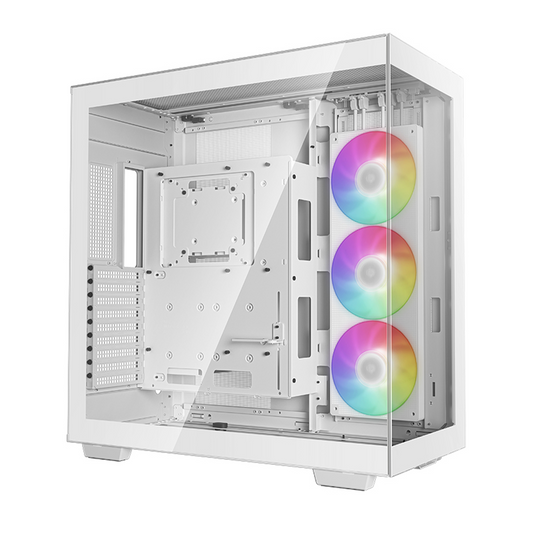 DEEPCOOL CH780 White Panoramic E‑ATX Full Tower Case
