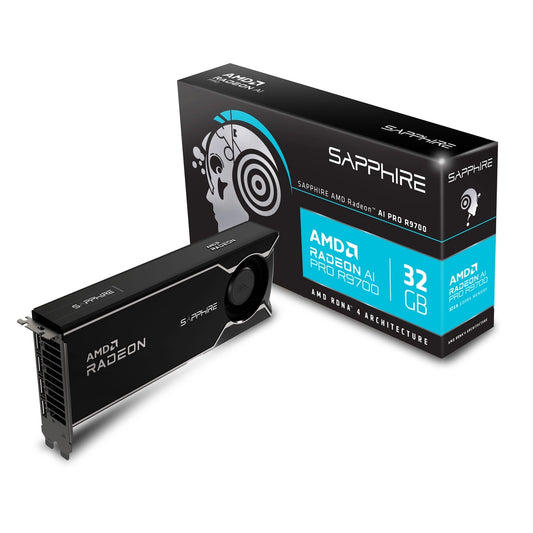 Sapphire Radeon AI PRO R9700 32GB GDDR6 Professional Graphics Card