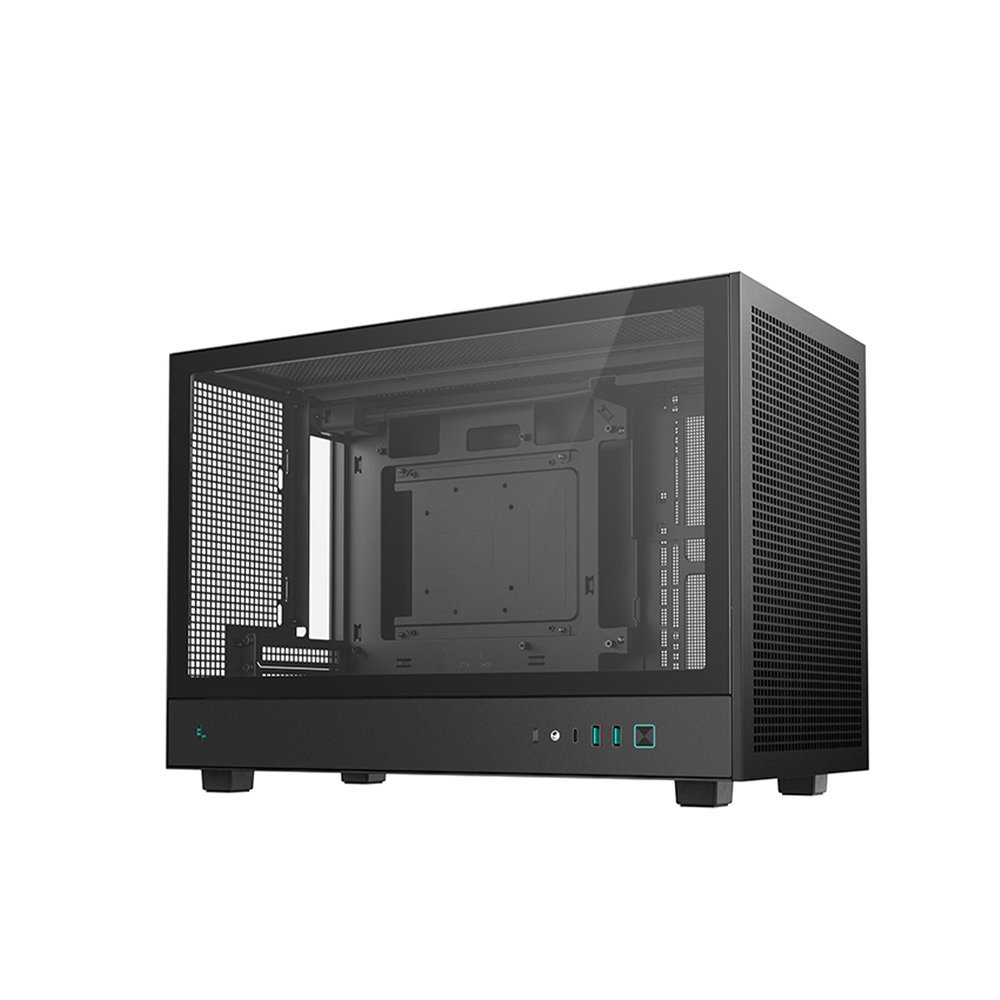 DEEPCOOL CH260 Black High‑Airflow M‑ATX Compact Case