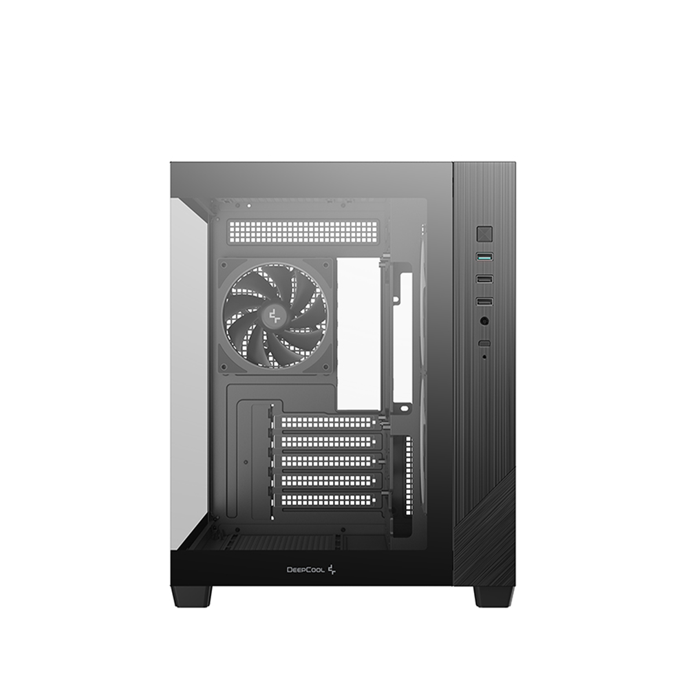 DEEPCOOL CG330 3F Black Micro-ATX Compact PC Case