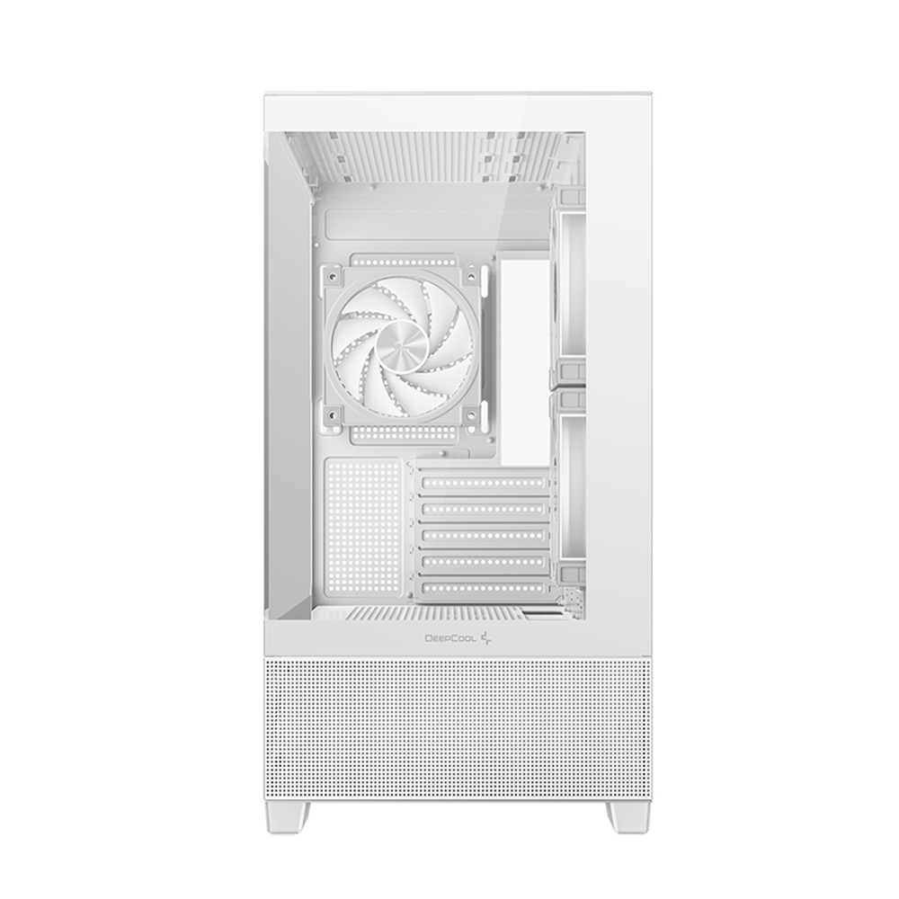 DEEPCOOL CG380 3F White Micro-ATX Panoramic Case