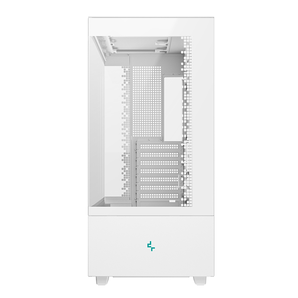 DEEPCOOL CH690 Digital White ATX Mid‑Tower Case with Display