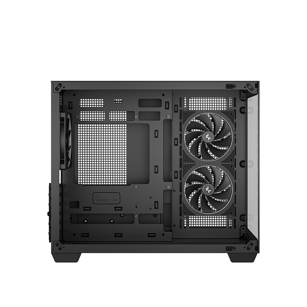 DEEPCOOL CG330 3F Black Micro-ATX Compact PC Case