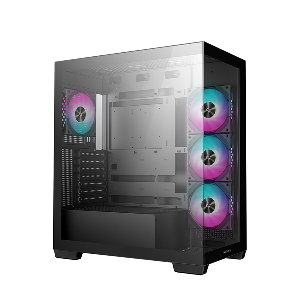 DEEPCOOL CG580 4F Black Panoramic ATX Case
