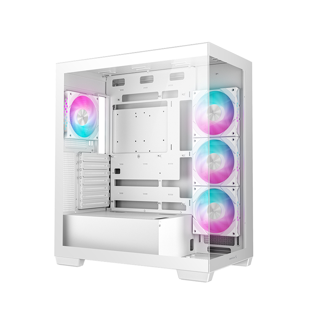 DEEPCOOL CG580 4F White Panoramic ATX Case