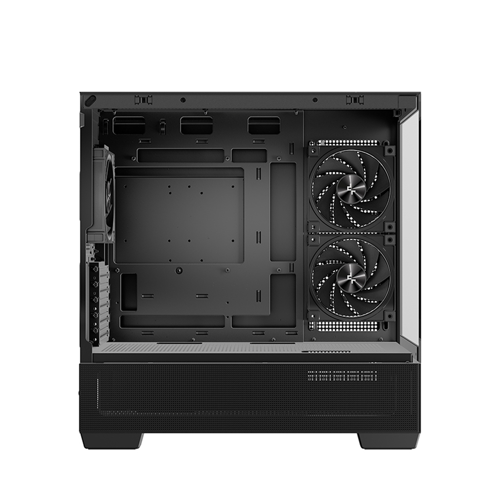 DEEPCOOL CG380 3F Black Micro-ATX Panoramic Case