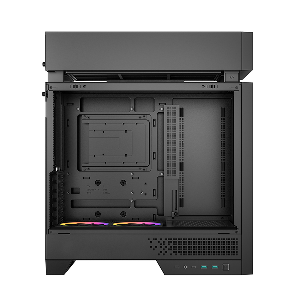 DEEPCOOL CL660 Black Hyper‑Split ATX Mid‑Tower Case