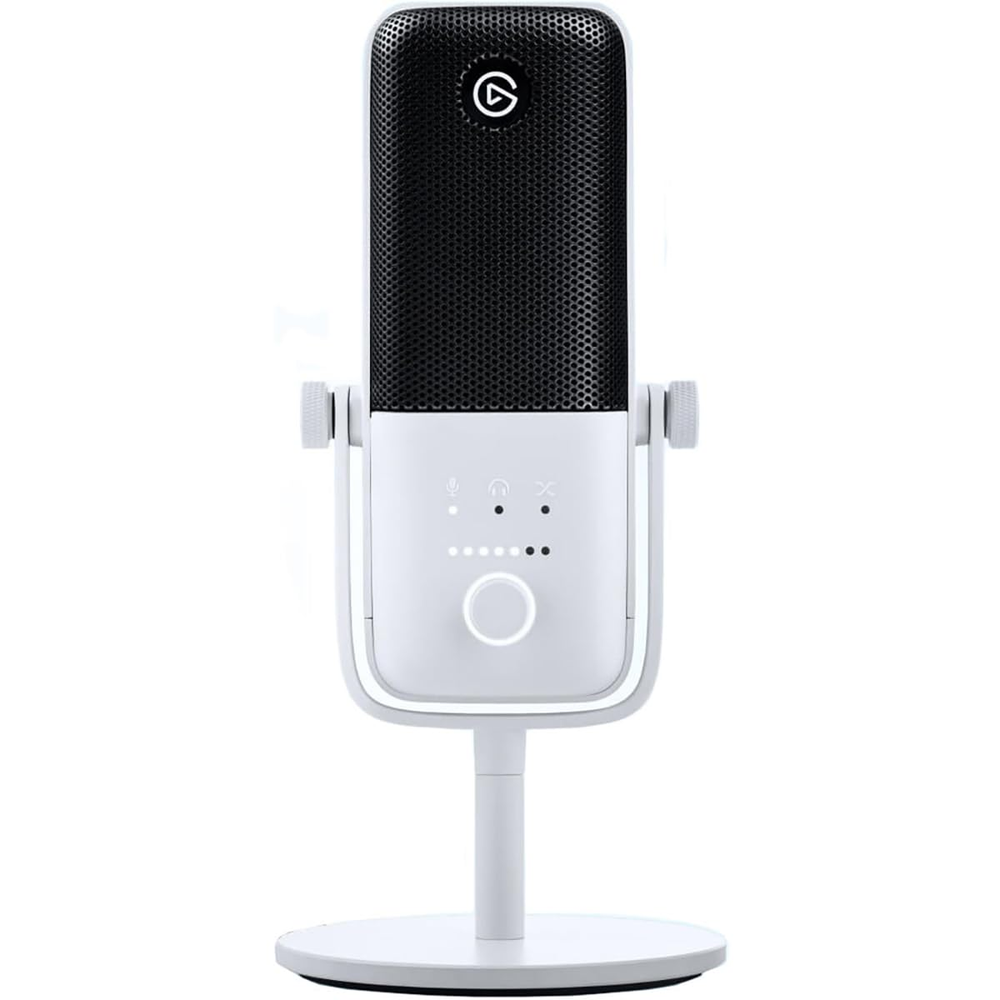 Elgato Wave:3 White – Premium USB Condenser Microphone & Digital Mixing Solution