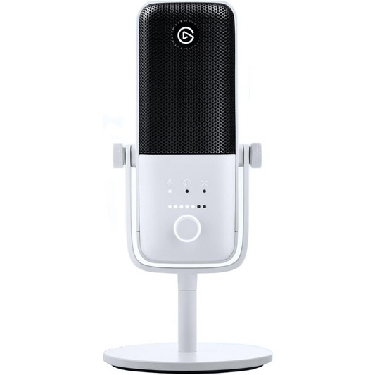Elgato Wave:3 White – Premium USB Condenser Microphone & Digital Mixing Solution