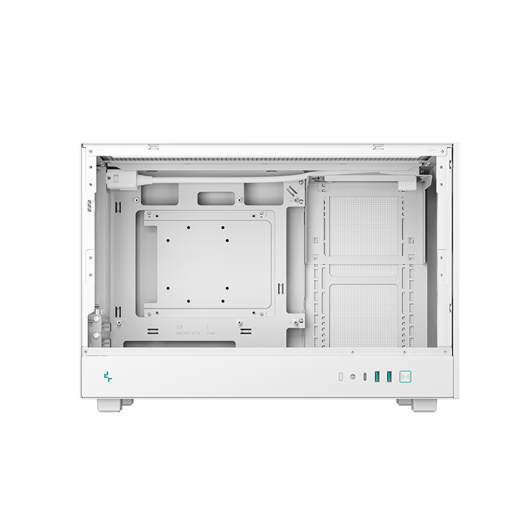 DEEPCOOL CH260 White High‑Airflow M‑ATX Compact Case