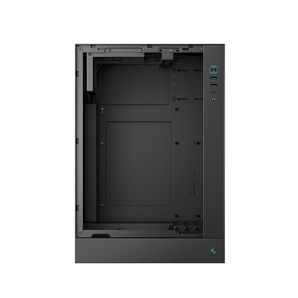 DEEPCOOL CH170 PLUS Black Vertical mATX Compact Case