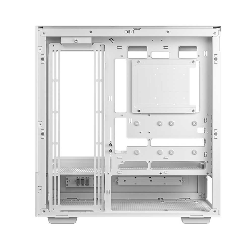 DEEPCOOL CH690 Digital White ATX Mid‑Tower Case with Display