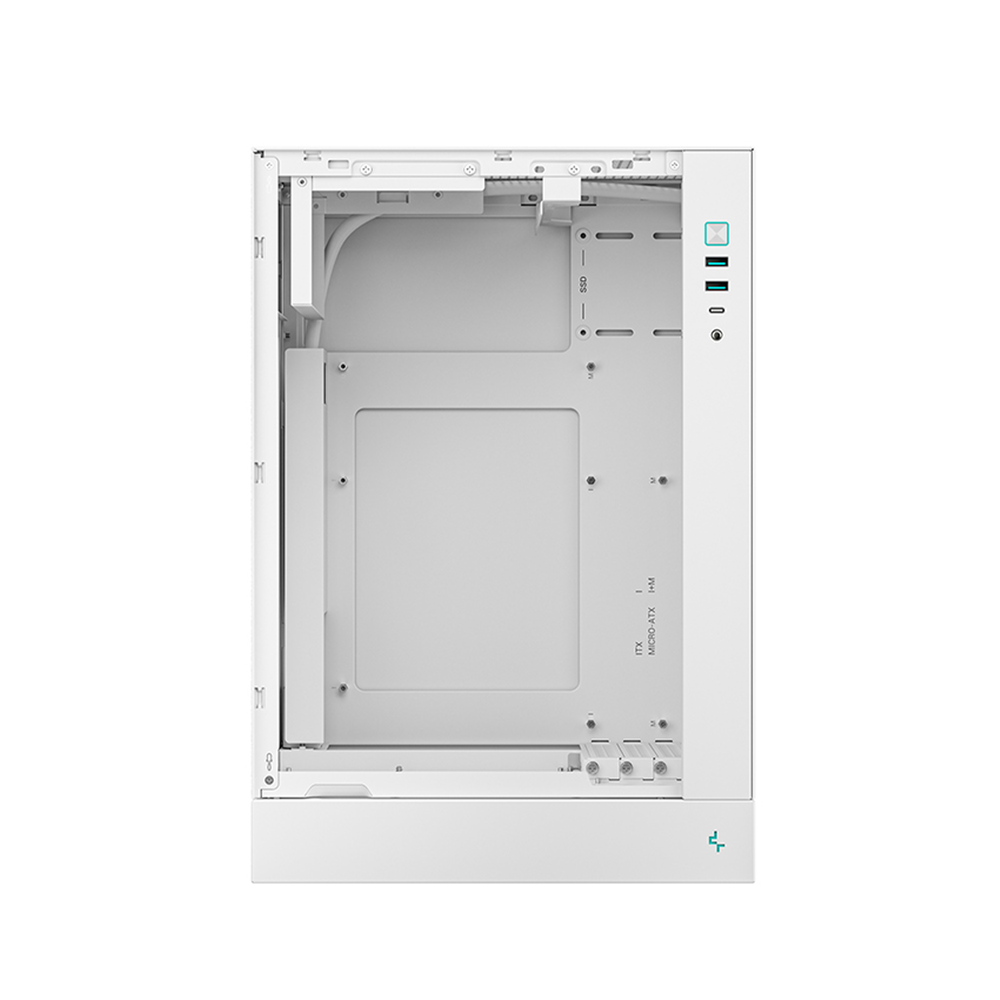 DEEPCOOL CH170 PLUS White Vertical mATX Compact Case