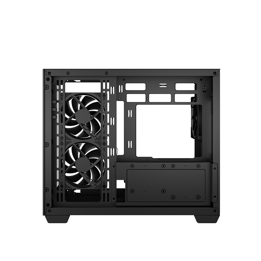 DEEPCOOL CG330 3F Black Micro-ATX Compact PC Case