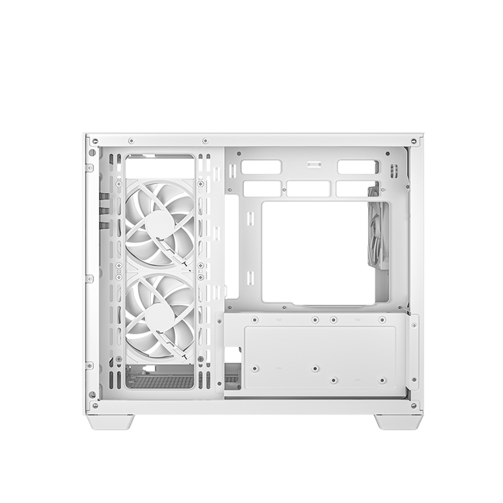 DEEPCOOL CG330 3F White Micro-ATX Compact PC Case