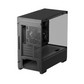 DEEPCOOL CG380 3F Black Micro-ATX Panoramic Case