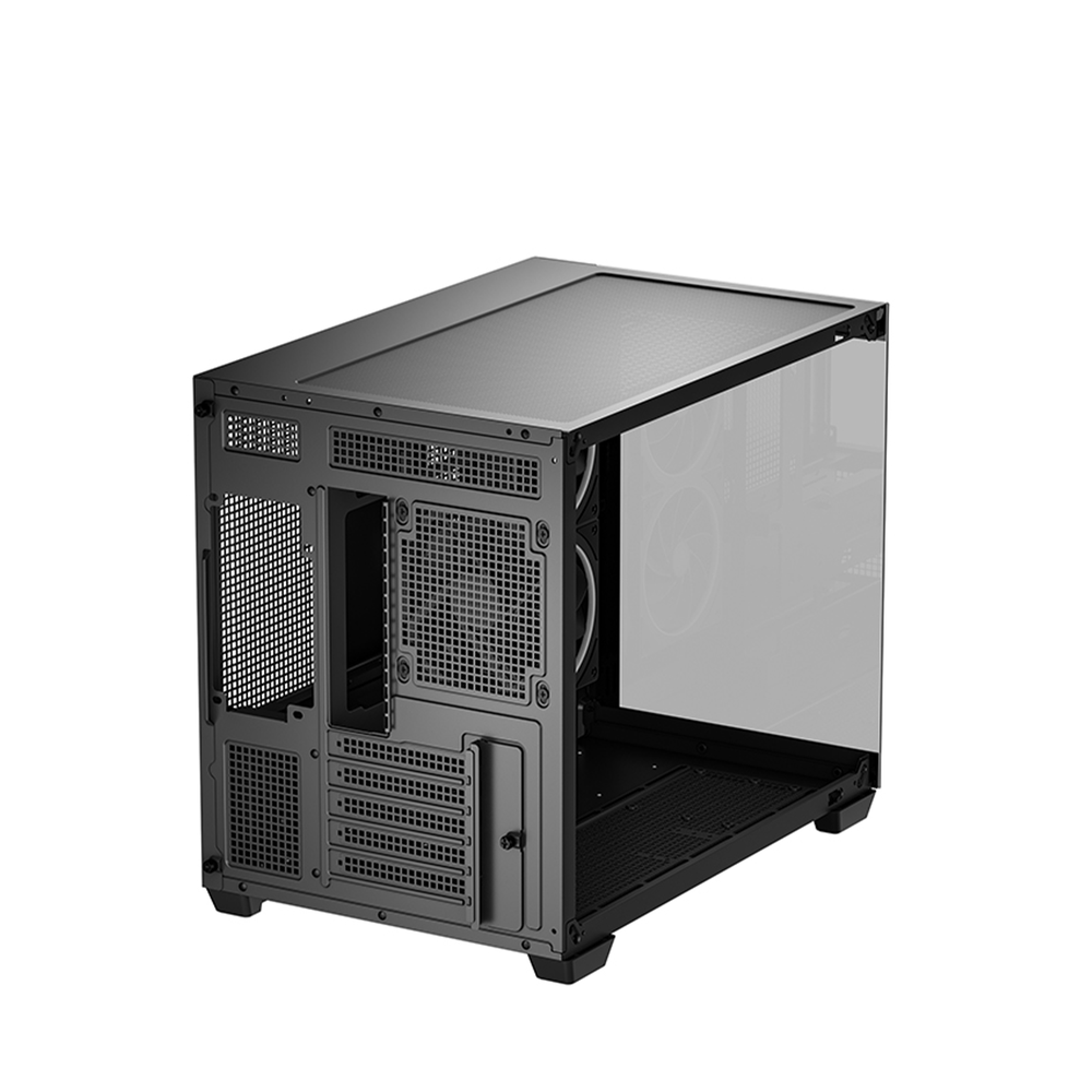 DEEPCOOL CG330 3F Black Micro-ATX Compact PC Case