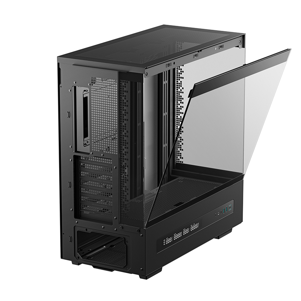 DEEPCOOL CH690 Digital Black ATX Mid‑Tower Case with Display