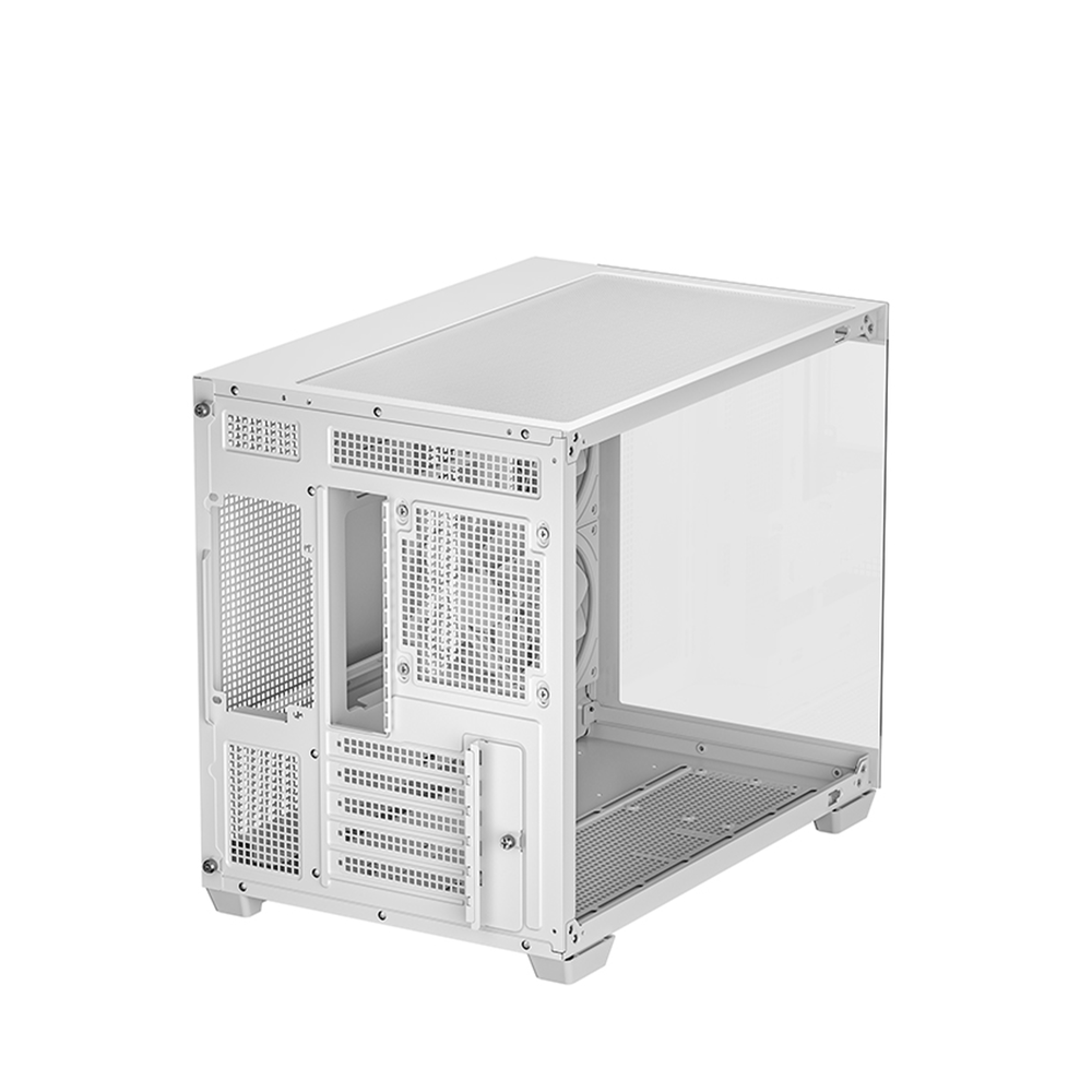 DEEPCOOL CG330 3F White Micro-ATX Compact PC Case