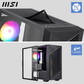 MSI PRO FORGE M050A Auto RGB M-ATX Mini Tower PC Case