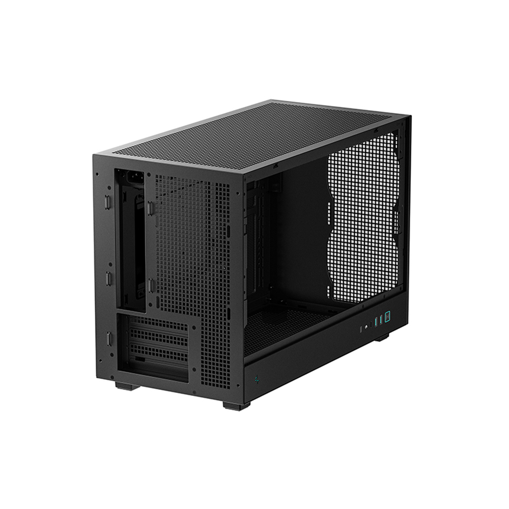 DEEPCOOL CH260 Black High‑Airflow M‑ATX Compact Case