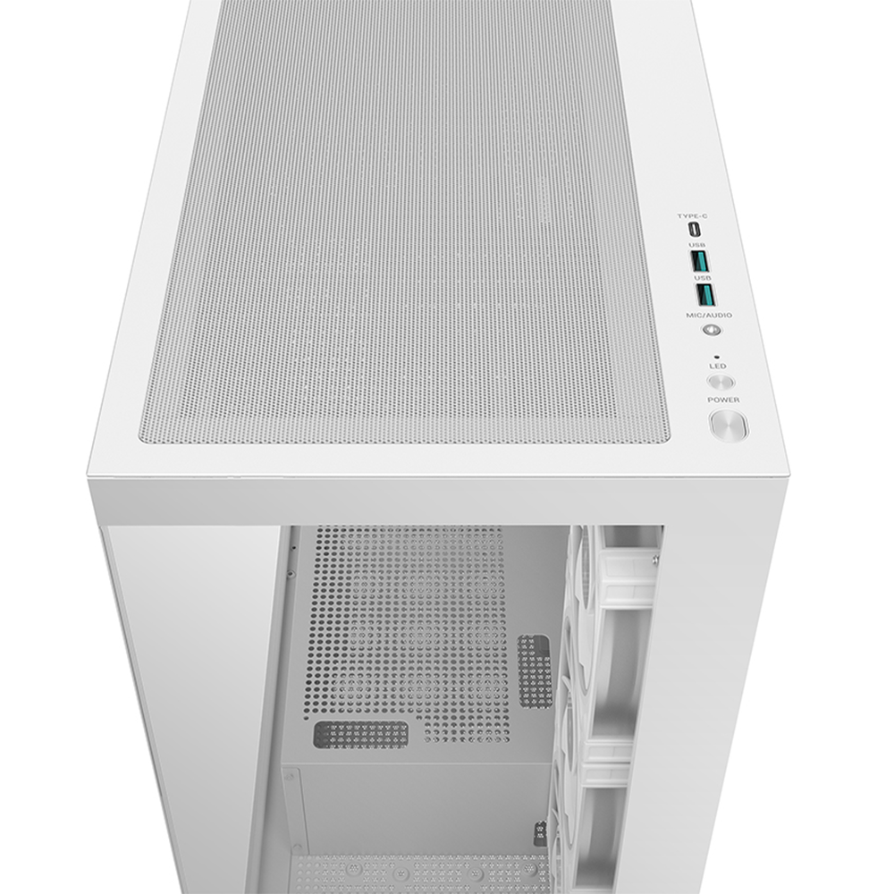 DEEPCOOL CG580 4F V2 White Panoramic ATX Case