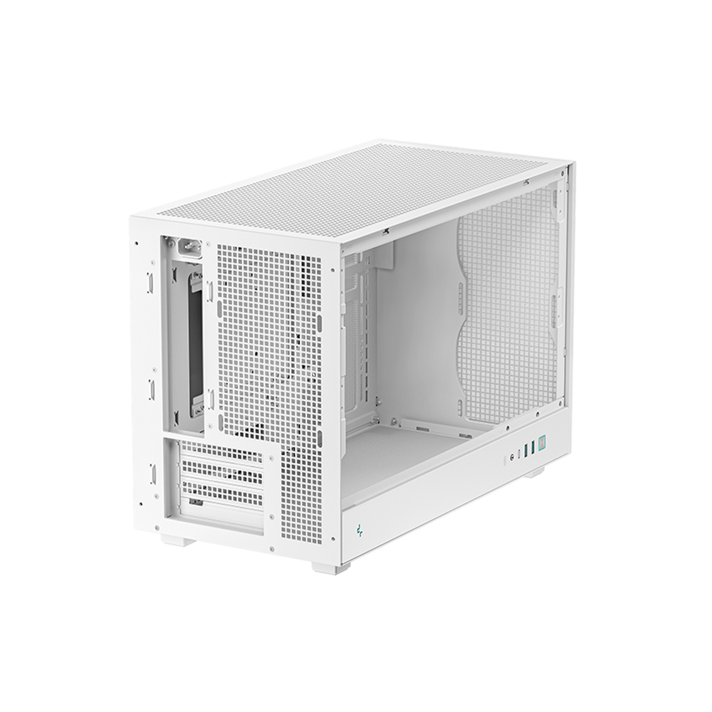 DEEPCOOL CH260 White High‑Airflow M‑ATX Compact Case
