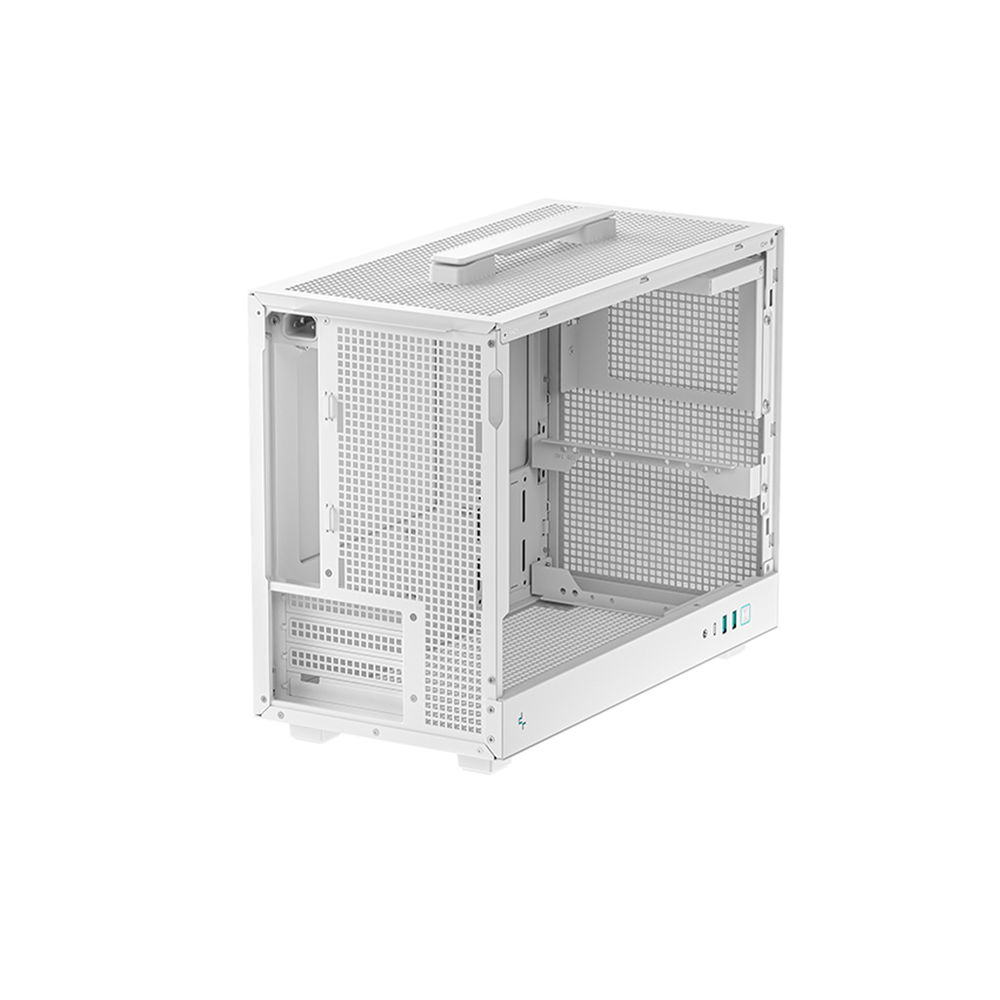 DEEPCOOL CH160 PLUS White Portable mATX Compact Case