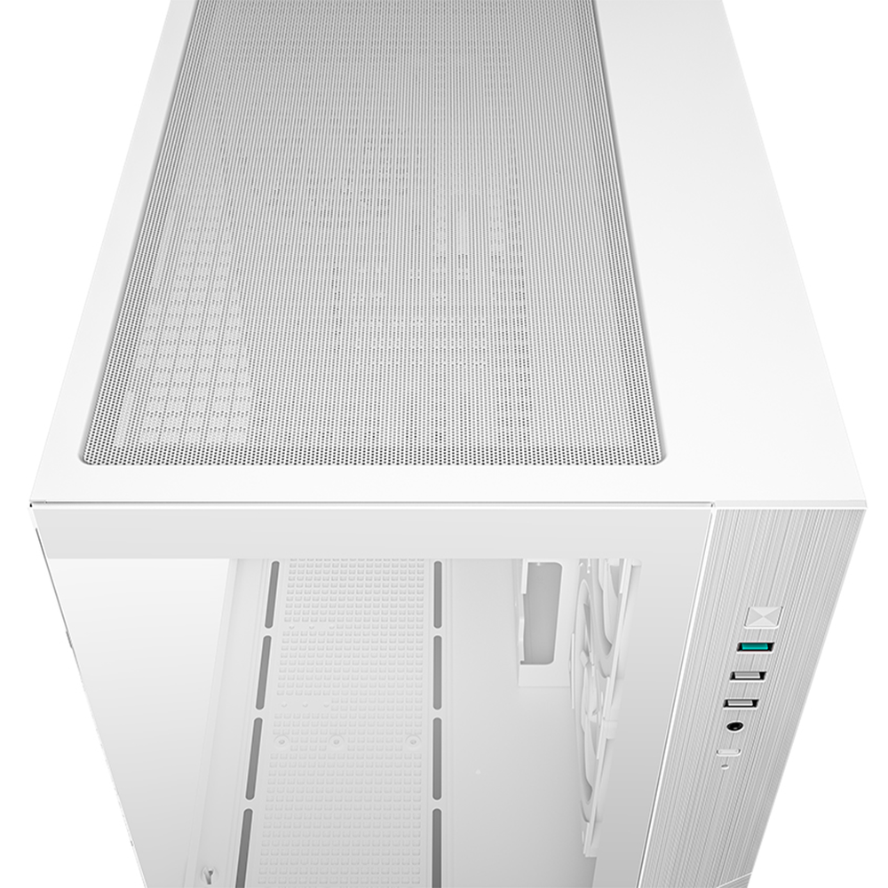 DEEPCOOL CG330 3F White Micro-ATX Compact PC Case