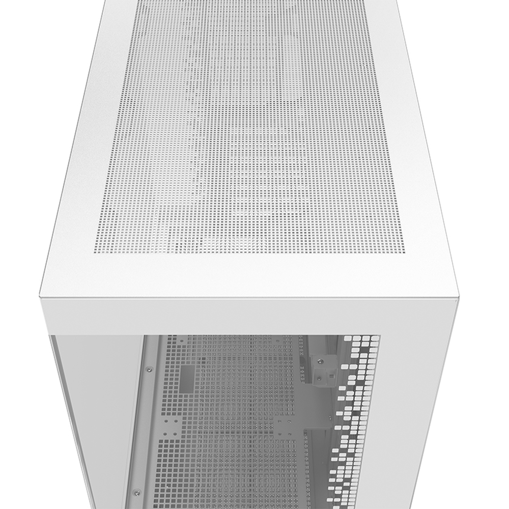 DEEPCOOL CH690 Digital White ATX Mid‑Tower Case with Display