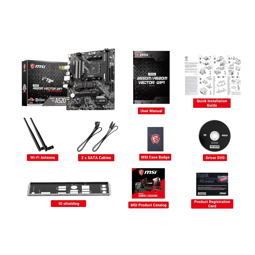 MSI MAG A520M VECTOR WIFI Motherboard