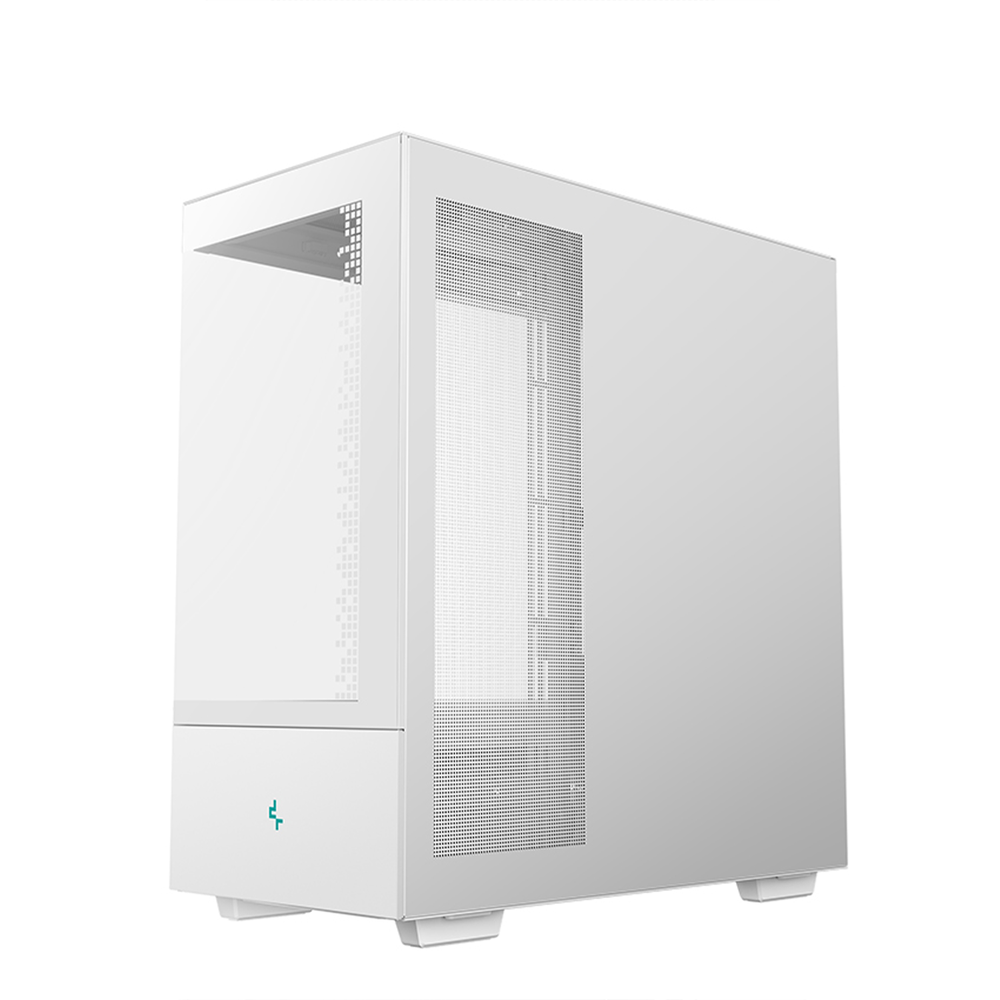 DEEPCOOL CH690 Digital White ATX Mid‑Tower Case with Display