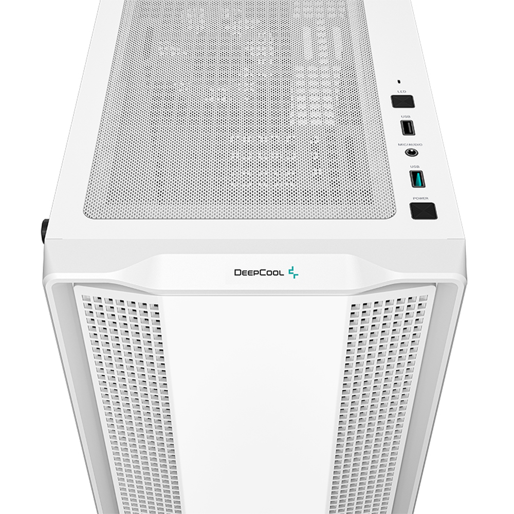 DEEPCOOL CC360 ARGB White Micro-ATX Airflow Case