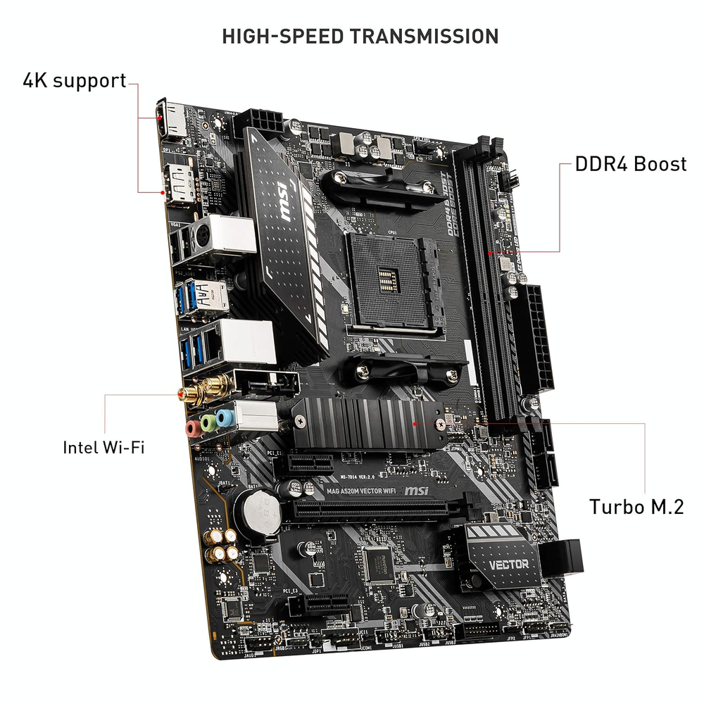 MSI MAG A520M VECTOR WIFI Motherboard
