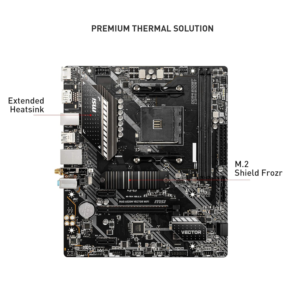 MSI MAG A520M VECTOR WIFI Motherboard