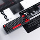 Cybeart Akula 65 Compact 65% Tri-Mode Wireless RGB Mechanical Keyboard Black