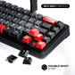 Cybeart Akula 65 Compact 65% Tri-Mode Wireless RGB Mechanical Keyboard Black