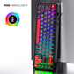 Cybeart Akula 65 Compact 65% Tri-Mode Wireless RGB Mechanical Keyboard Black