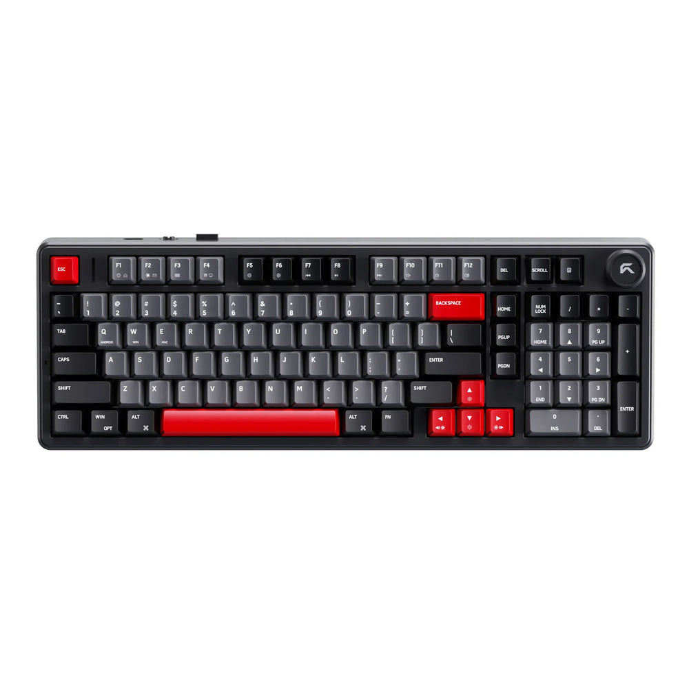 Cybeart Akula 99 Compact Full-Size Tri-Mode Wireless RGB Mechanical Keyboard Black