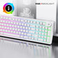 Cybeart Akula 99 Compact Full-Size Tri-Mode Wireless RGB Mechanical Keyboard White