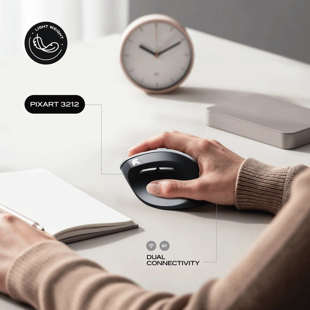 Cybeart Arcus Wireless Ergonomic Mouse