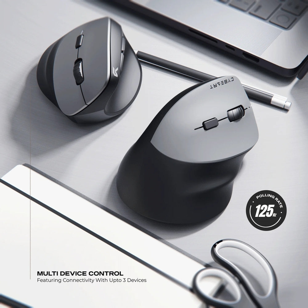 Cybeart Arcus Wireless Ergonomic Mouse