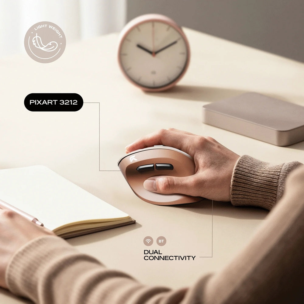 Cybeart Arcus Wireless Ergonomic Mouse