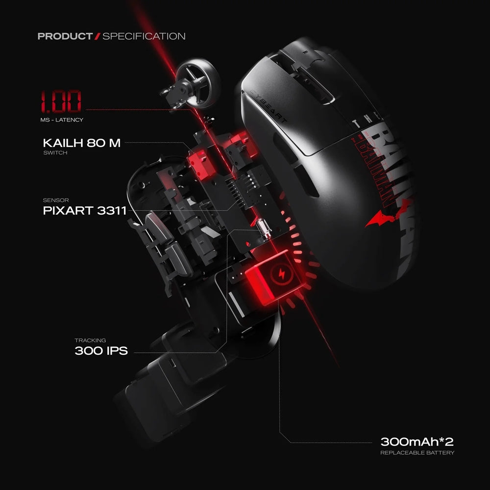 Cybeart Artemis Batman Edition Mouse