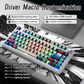 AULA F75 75% Wireless Trio Mode Mechanical Gaming Keyboard With Knob | Comic Keycap, Reaper Switch (F75CKR)