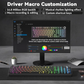 AULA F99 Pro 96% Tri-Mode Wireless Full Size Mechanical Gaming Keyboard with Knob | Gradient Gray, Nimbus Switch (F99ProGrN)