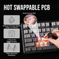 AULA F99 Pro 96% Tri-Mode Wireless Full Size Mechanical Gaming Keyboard with Knob | Gradient Gray, Nimbus Switch (F99ProGrN)